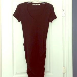 Michael Stars fitted black T-shirt dress